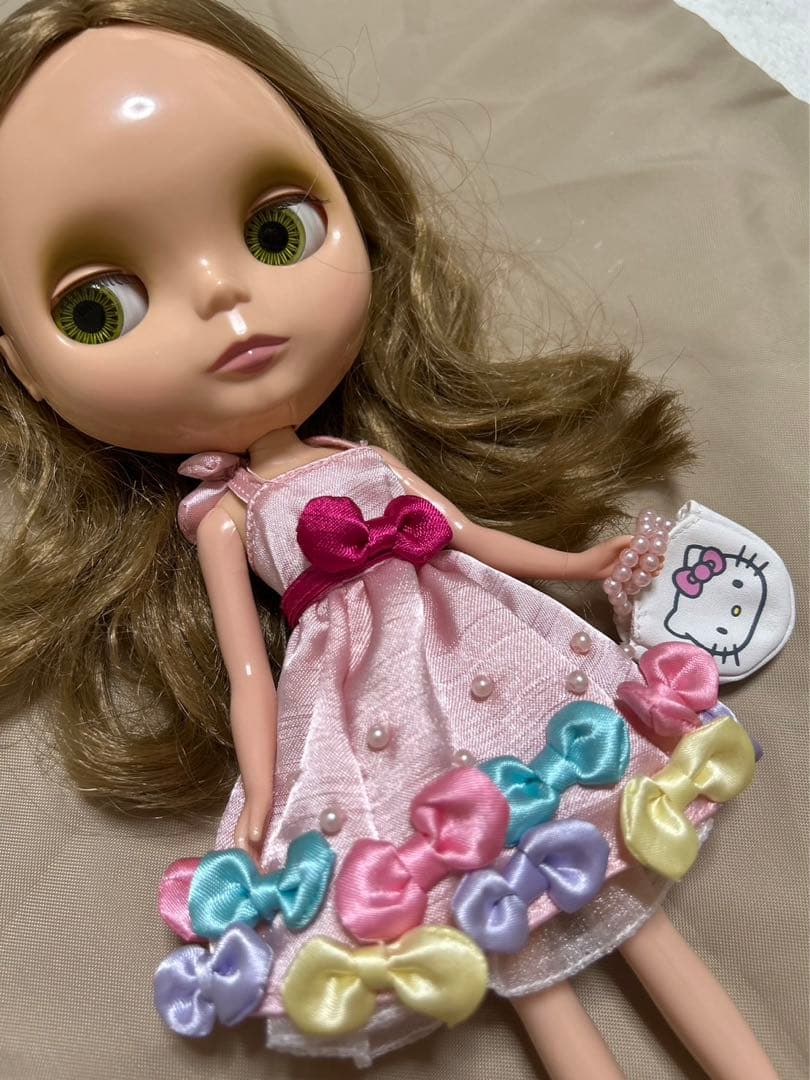 ブライス本体（ボヘミアンビーツアゲイン）洋服・スタンド（リボネッタウィッシュ）