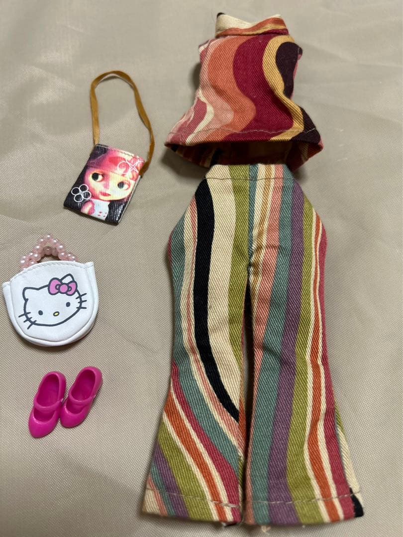 ブライス本体（ボヘミアンビーツアゲイン）洋服・スタンド（リボネッタウィッシュ）