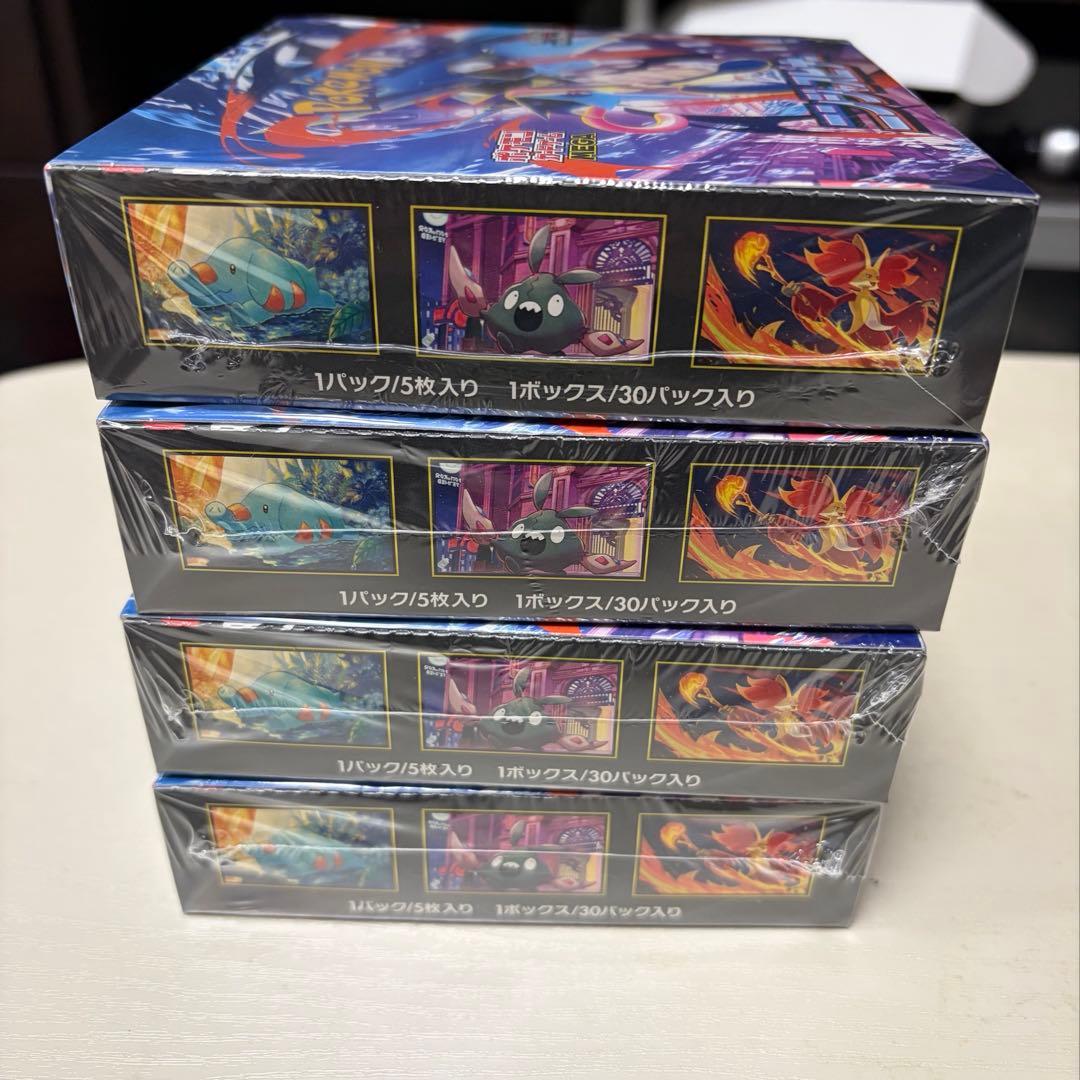 ポケモンカード ニンジャスピナー シュリンク付き 4BOX⭐︎完全未開封⭐︎