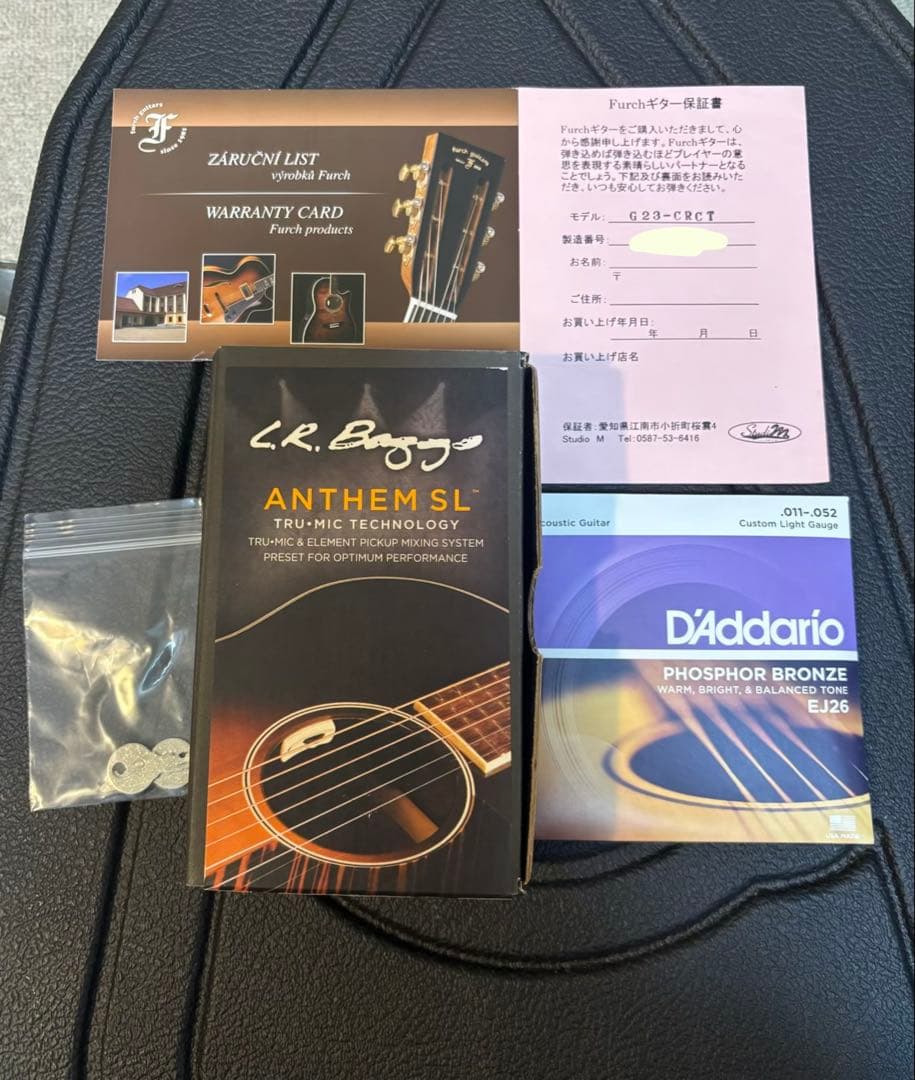 Furch G23-CR CT フォルヒ純正ハードケース ピックアップ付き