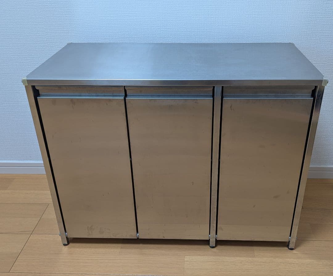 ディノス 3way ステンレス ダストボックス 3分別 ステンレスダストボックス