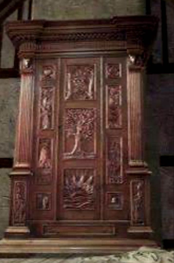 ディズニー ナルニア国物語 陶器製クローゼット キャビネット 小物入れ 激レア