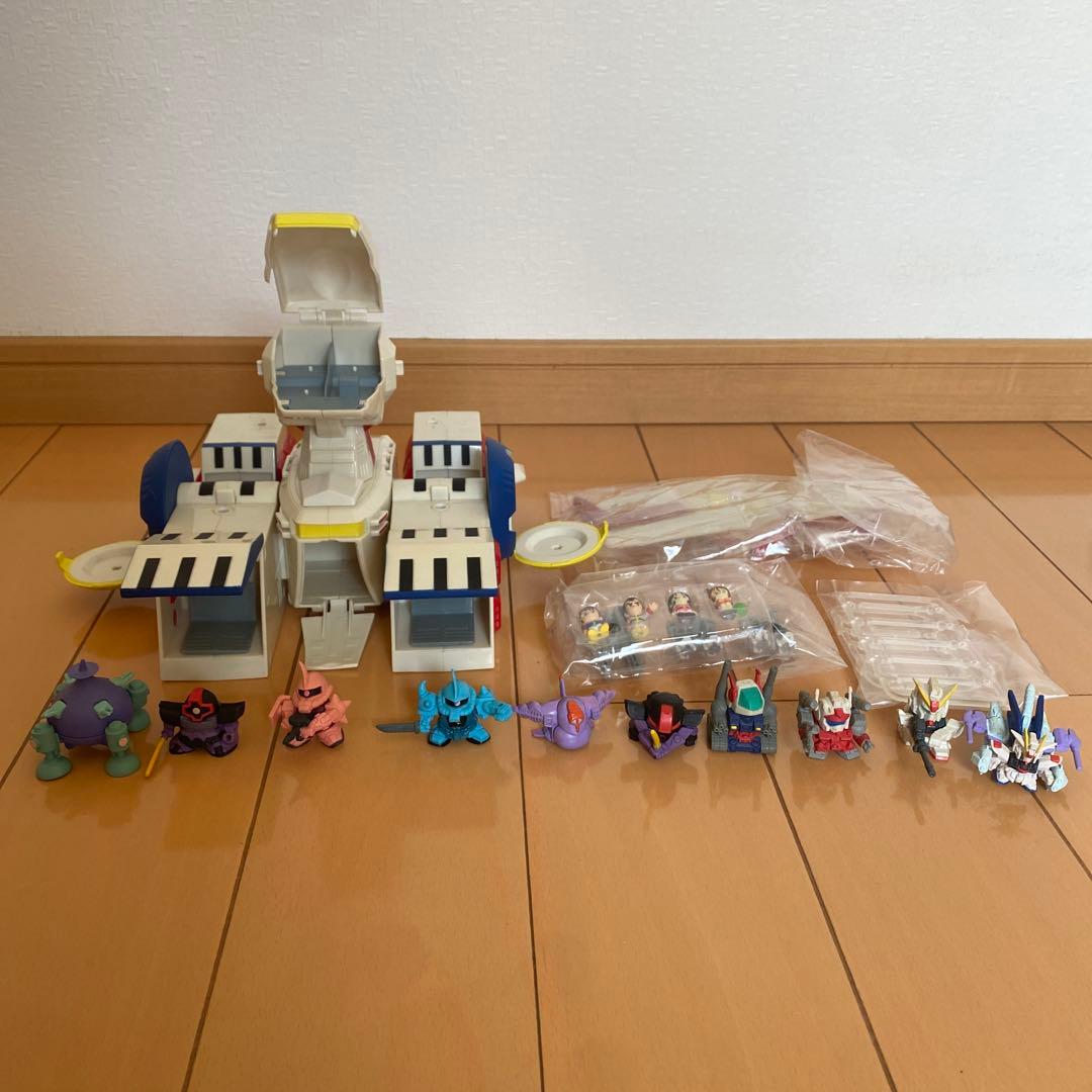 SDガンダムフルカラー 3点セットまとめ売り ホワイトベース・ミネルバ・ムサイ