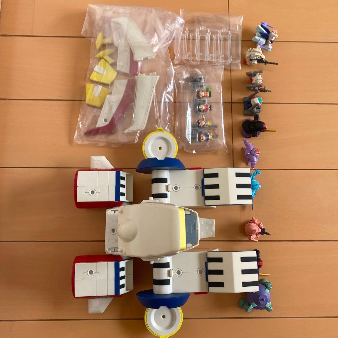 SDガンダムフルカラー 3点セットまとめ売り ホワイトベース・ミネルバ・ムサイ