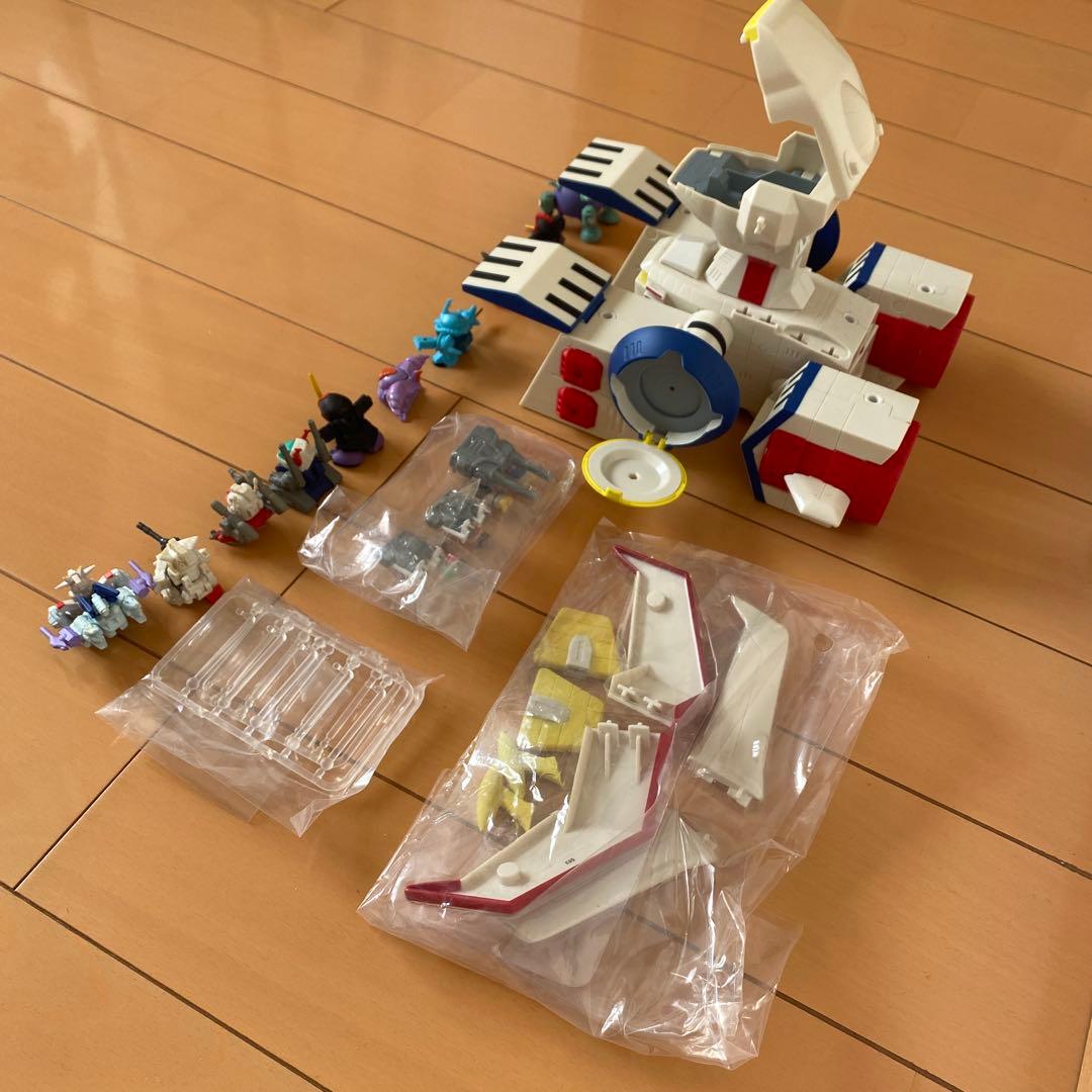 SDガンダムフルカラー 3点セットまとめ売り ホワイトベース・ミネルバ・ムサイ