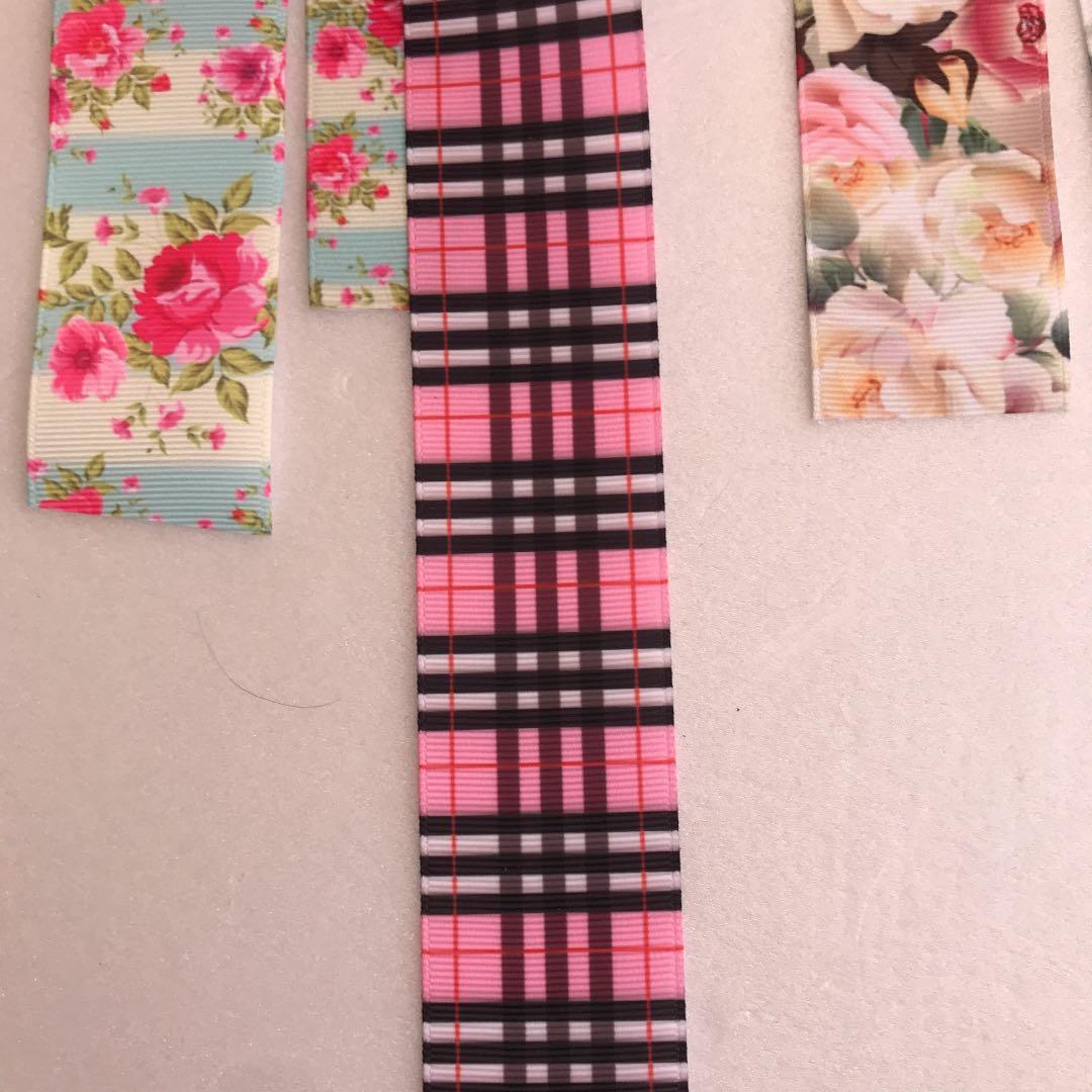 グログランルボン　春です❣️ 綺麗です❣️トロピカルフルーツも　ルルベちゃんスカート