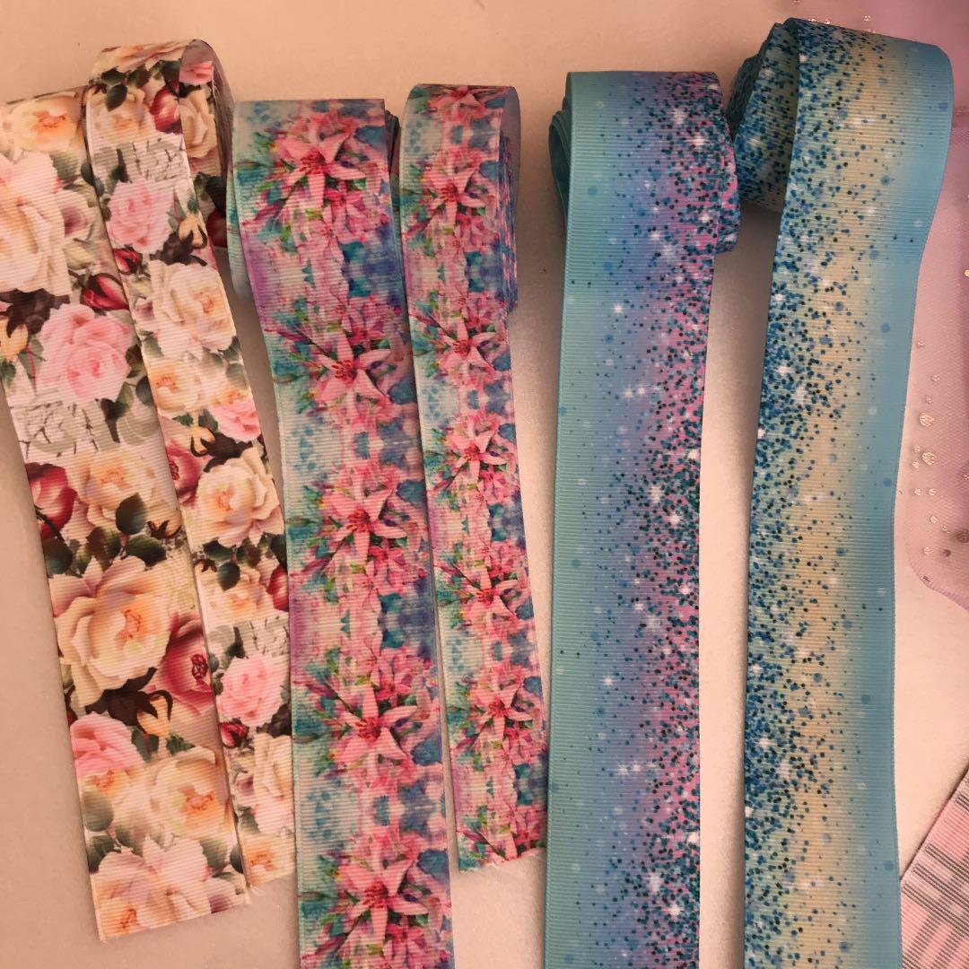 グログランルボン　春です❣️ 綺麗です❣️トロピカルフルーツも　ルルベちゃんスカート