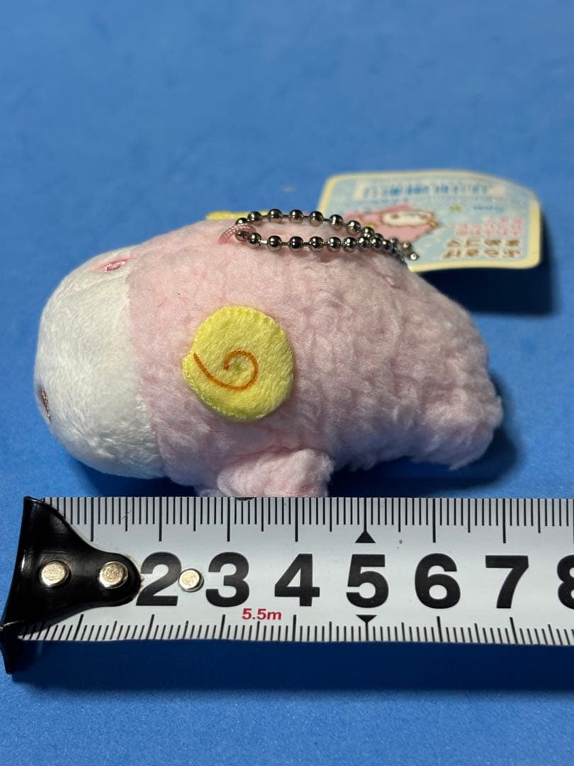 サンエックス　ぶらさげまめゴマ　ひつじベビー　ぬいぐるみ　マスコット　圧縮タオル
