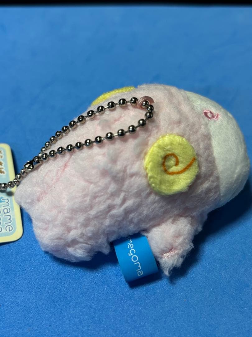 サンエックス　ぶらさげまめゴマ　ひつじベビー　ぬいぐるみ　マスコット　圧縮タオル