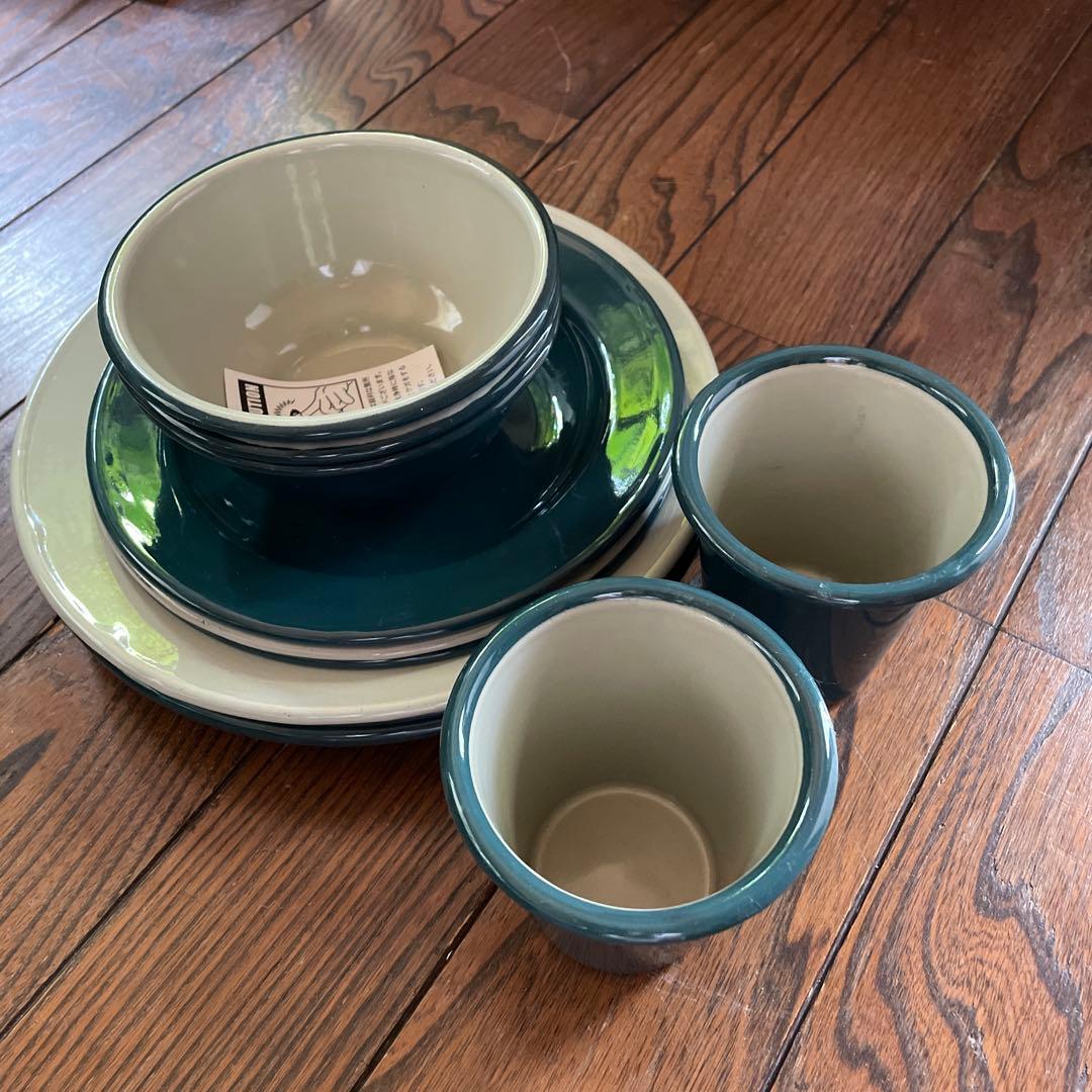 未使用　ダルトンDULTON ホーロープレート、タンブラー、ボール等12点