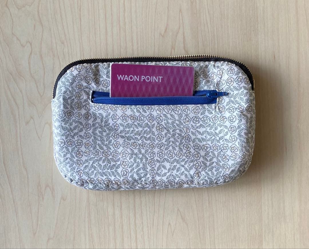 ラウンドポーチ(サコッシュ、通帳 　　　　　　　お薬手帳対応)