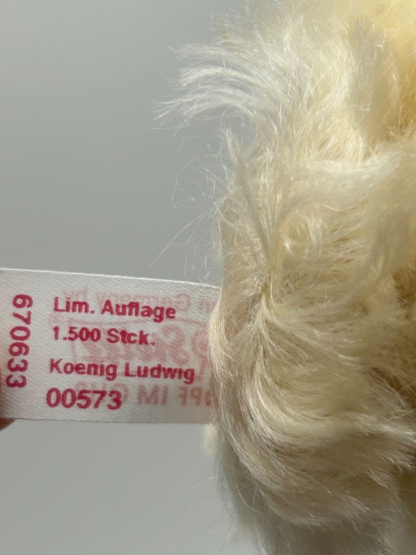 シュタイフ　テディベア キング ルートヴィヒと白鳥