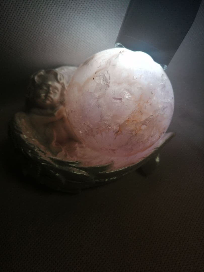 新品】かわいい花が咲きキラキラとデンドリの赤ちゃんありピンクアメジスト10-36