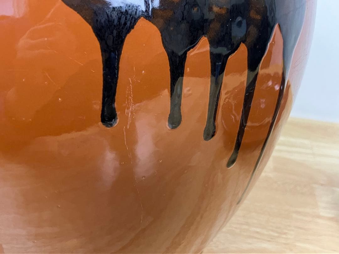 常滑焼 久松窯 丸壺 8号 蓋付き 飲食物容器 かめ