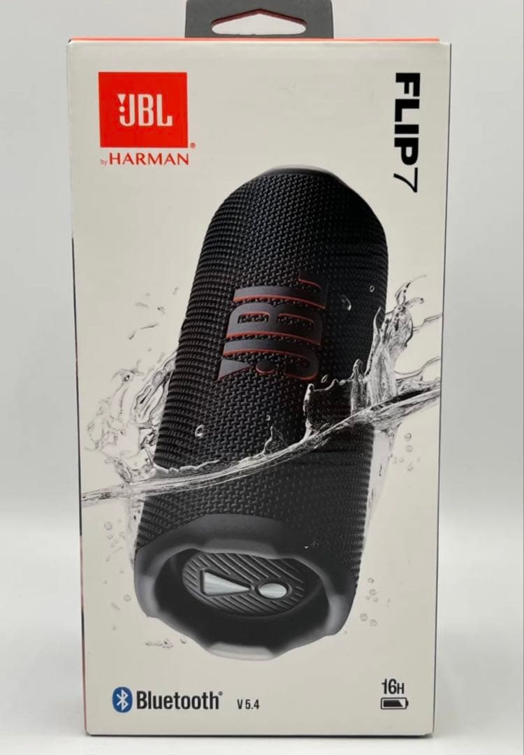 JBL FLIP 7ブラック Bluetoothスピーカー防水