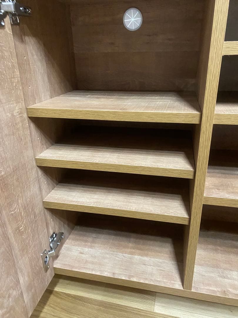 ナチュラルウッド キャビネット 3扉