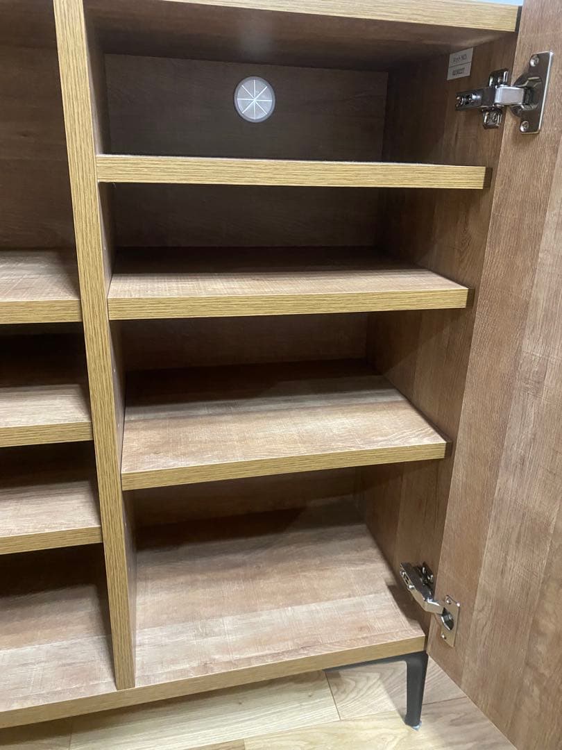 ナチュラルウッド キャビネット 3扉