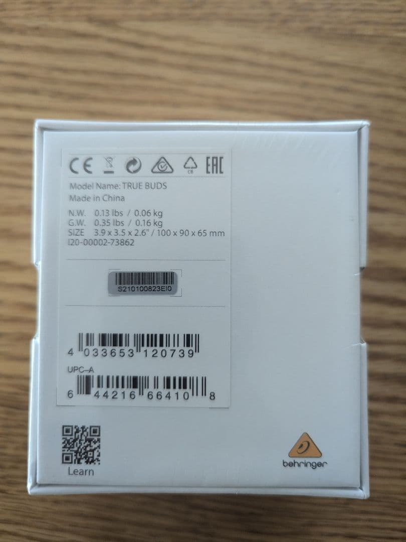 ヘッドホン TRUE BUDS