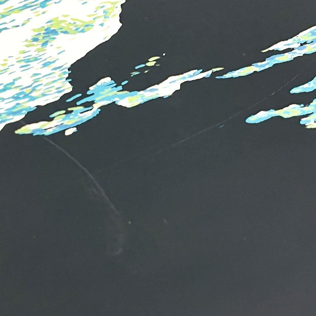 真作保証 本間武男『霧のエリモ岬』シルクスクリーン 直筆サイン R8SB15