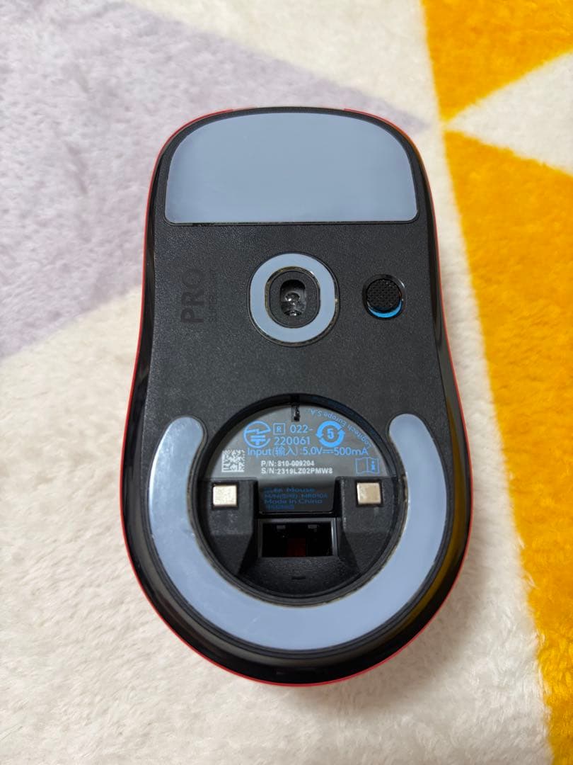 Logicool GPRO X SUPERLIGHT red レッド　赤　マウス