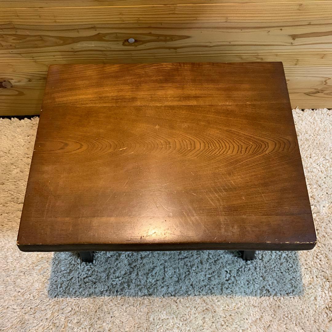 karimoku カリモク レトロ　古民家 96年 踏み台ステップ ミニテーブル