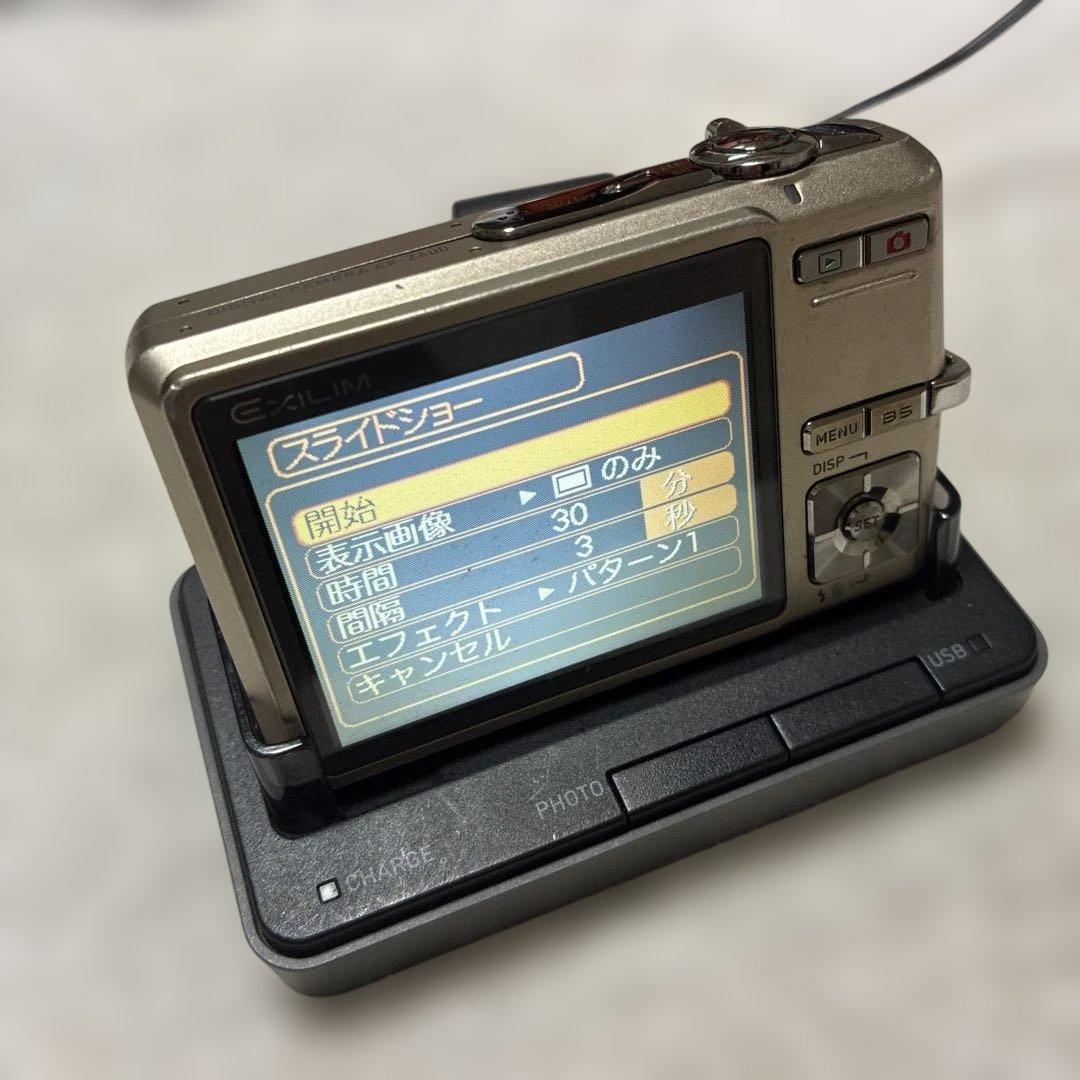 【コンデジ】カシオEXILIM EX-Z600 2台 クレードル USBケーブル