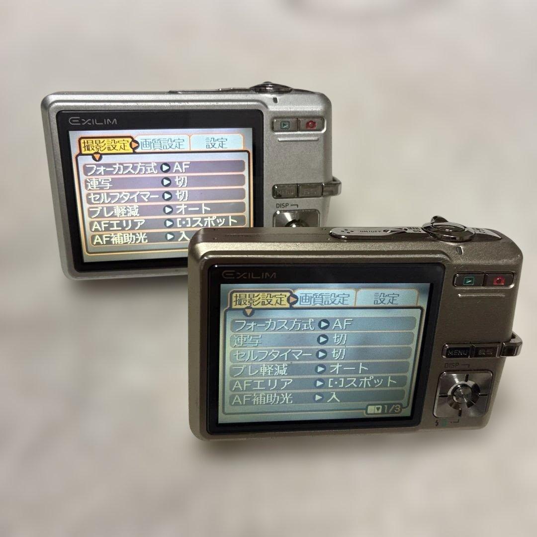 【コンデジ】カシオEXILIM EX-Z600 2台 クレードル USBケーブル