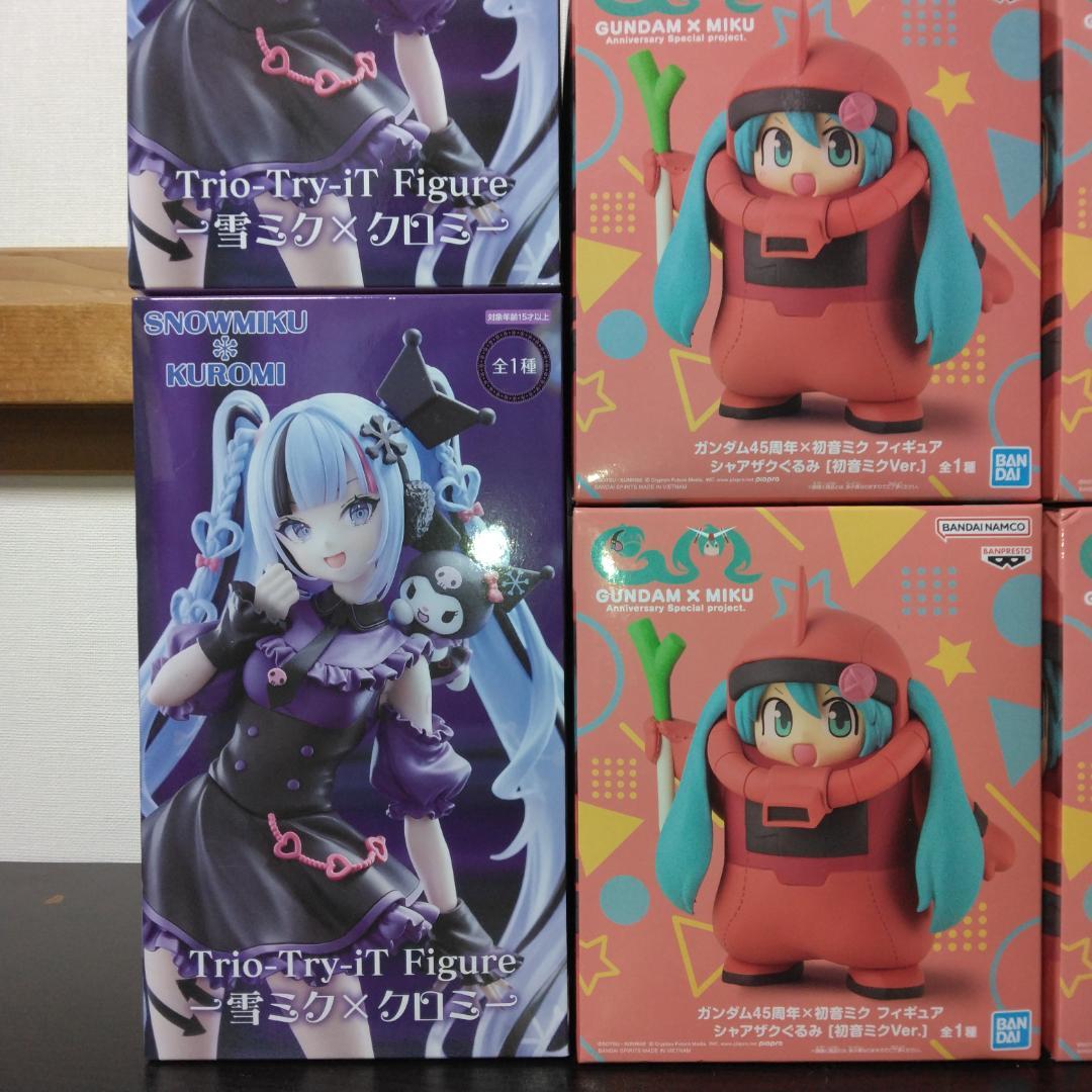 初音ミク シャアザクぐるみ 雪ミク×クロミー 5体セット 未開封