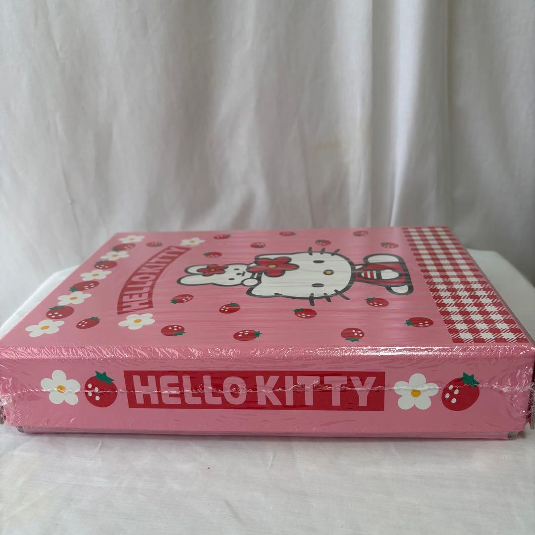 未開封】キティ お道具箱 1997年 日本製 当時物 サンリオ レ収納ケース 苺