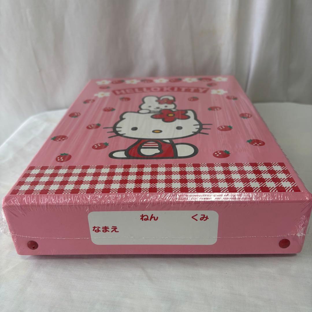 未開封】キティ お道具箱 1997年 日本製 当時物 サンリオ レ収納ケース 苺
