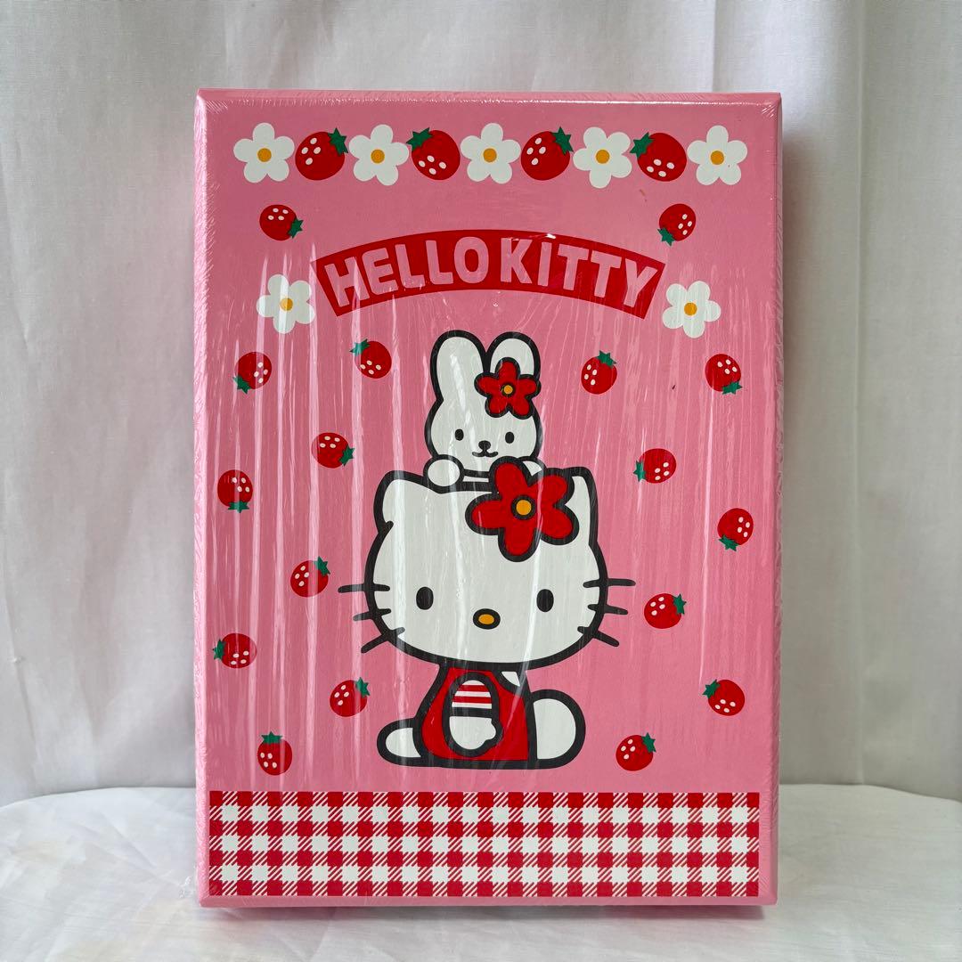 未開封】キティ お道具箱 1997年 日本製 当時物 サンリオ レ収納ケース 苺