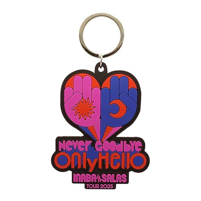 INABA ／ SALAS フライトタグ ラバーキーホルダー A ．B 稲葉浩志