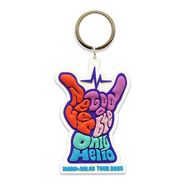 INABA ／ SALAS フライトタグ ラバーキーホルダー A ．B 稲葉浩志