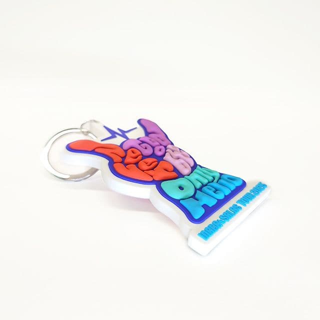 INABA ／ SALAS フライトタグ ラバーキーホルダー A ．B 稲葉浩志