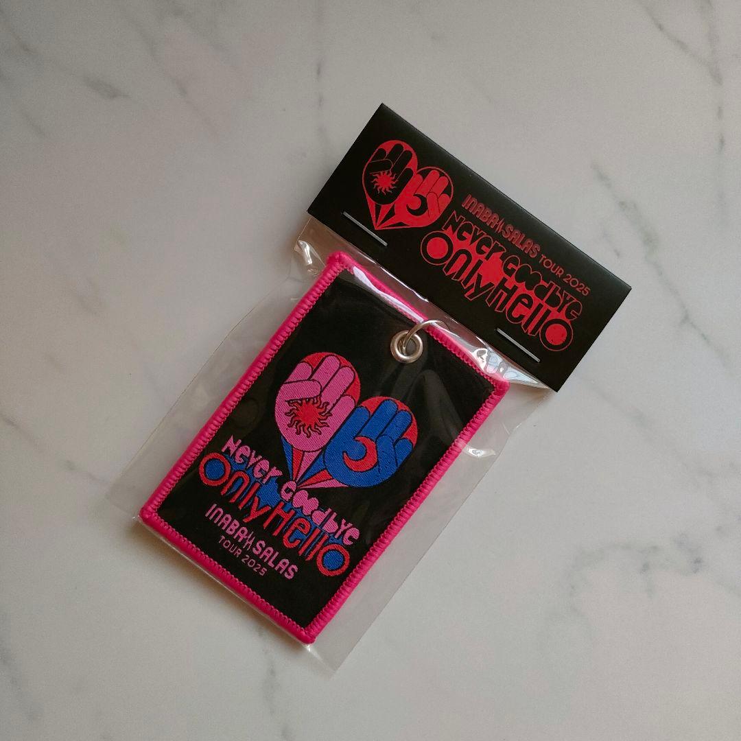 INABA ／ SALAS フライトタグ ラバーキーホルダー A ．B 稲葉浩志