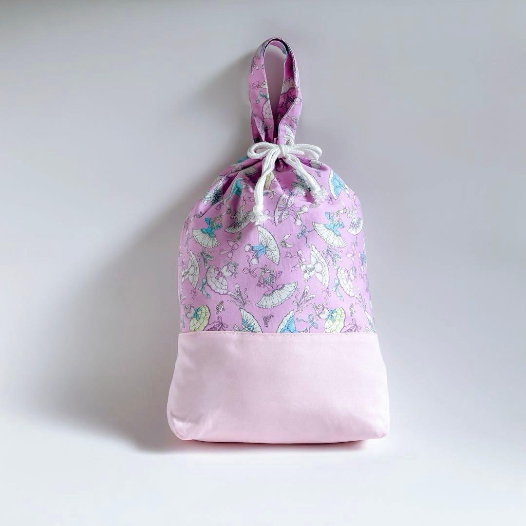 入園入学5点セット 女の子 バレエ ピンク レッスンバッグ 上履き袋 体操服袋