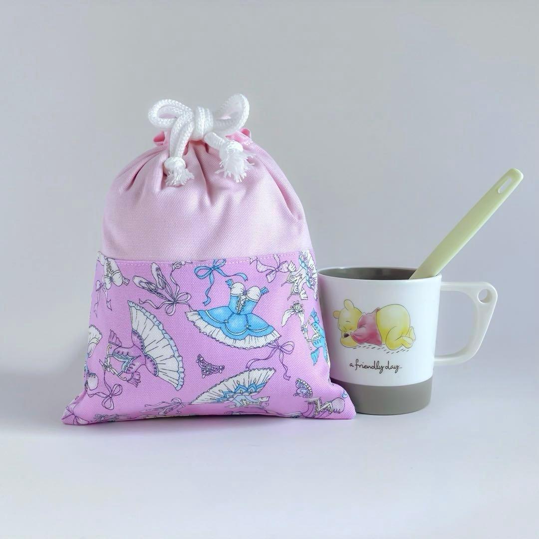 入園入学5点セット 女の子 バレエ ピンク レッスンバッグ 上履き袋 体操服袋