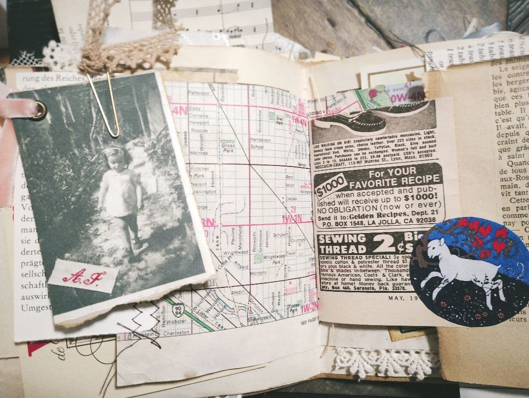 ジャンクジャーナル junkjournal 雑記帳 ❈ a