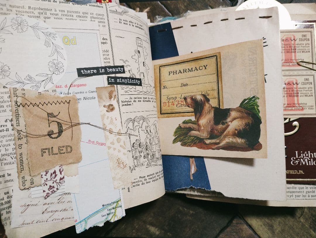 ジャンクジャーナル junkjournal 雑記帳 ❈ a