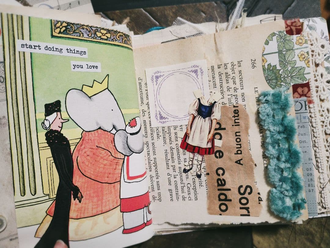 ジャンクジャーナル junkjournal 雑記帳 ❈ a