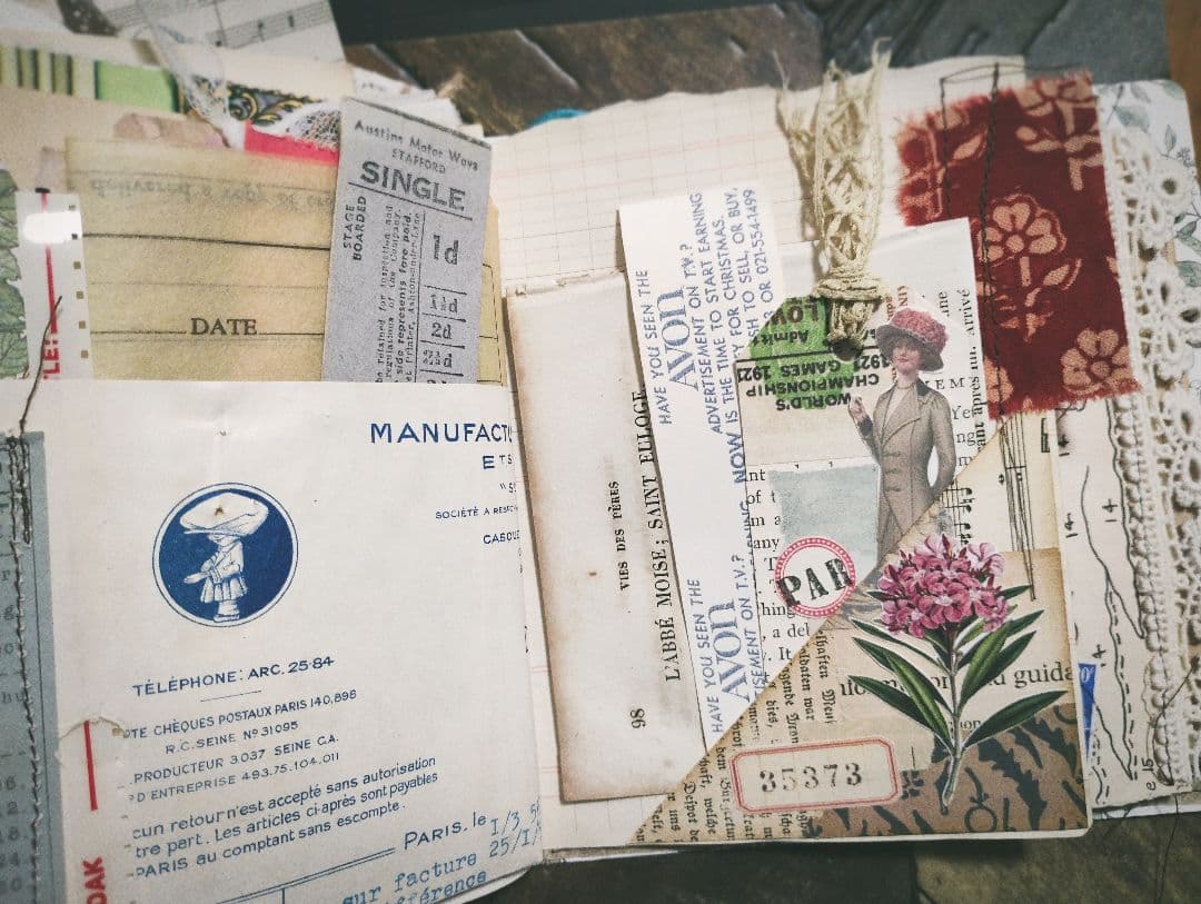 ジャンクジャーナル junkjournal 雑記帳 ❈ a