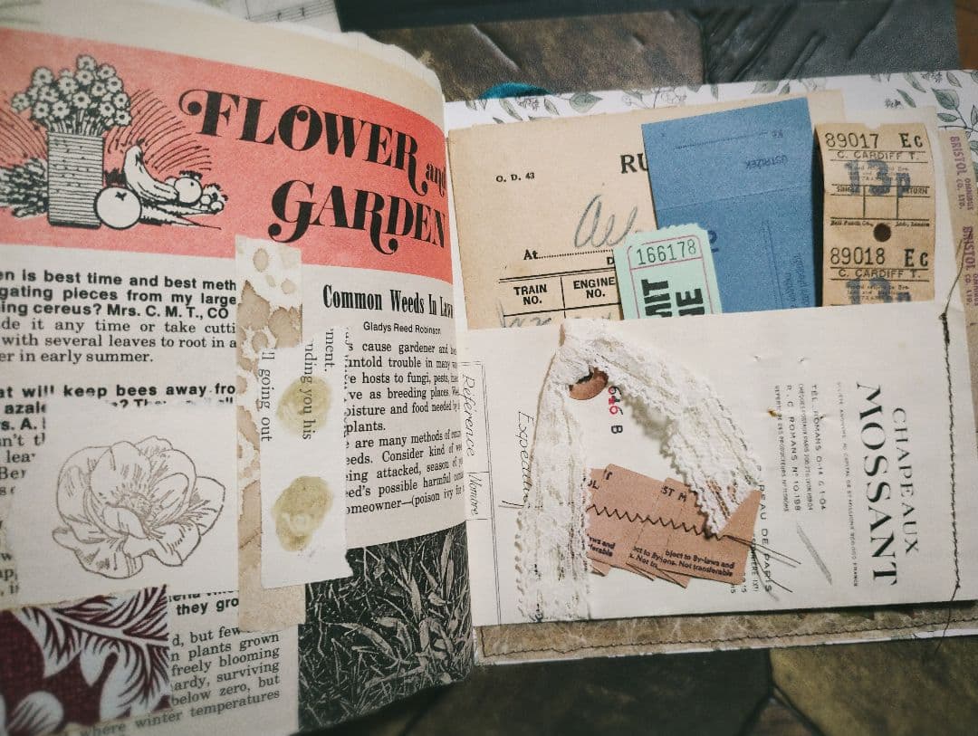 ジャンクジャーナル junkjournal 雑記帳 ❈ a