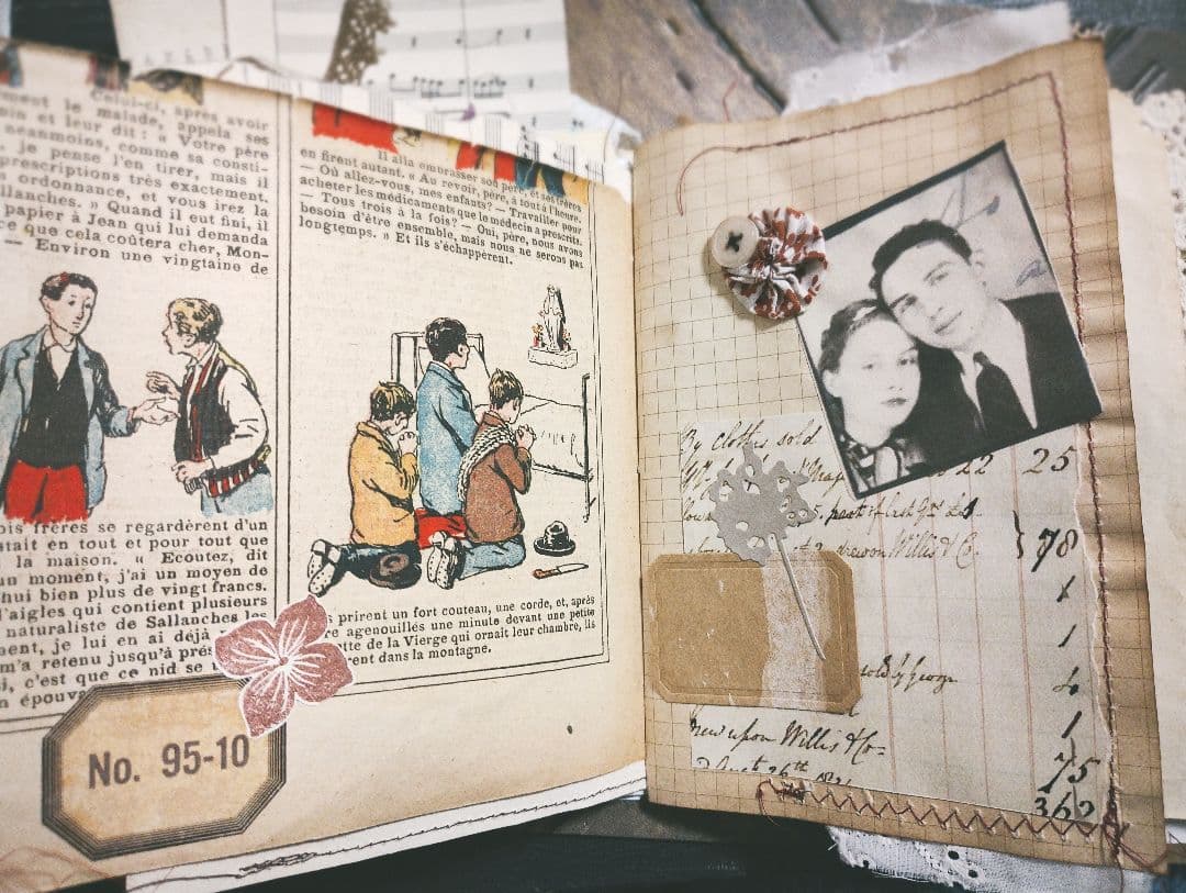 ジャンクジャーナル junkjournal 雑記帳 ❈ a