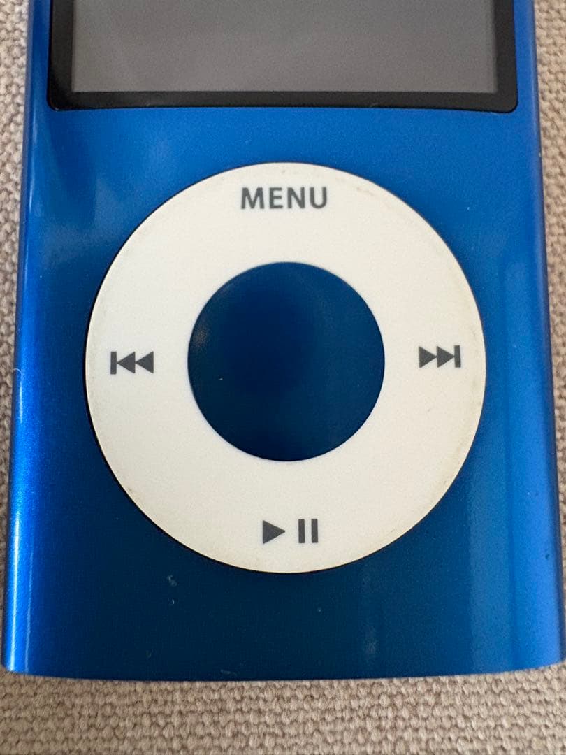 【美品】iPod nano★第5世代★14.8GB★ブルー★付属＆カバー付き
