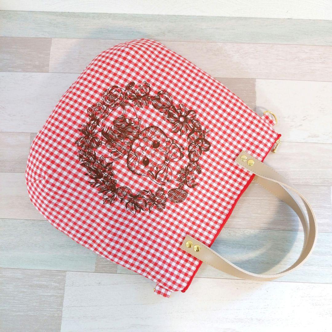 刺繍生地 ポーチ ☆ジョリーフルール