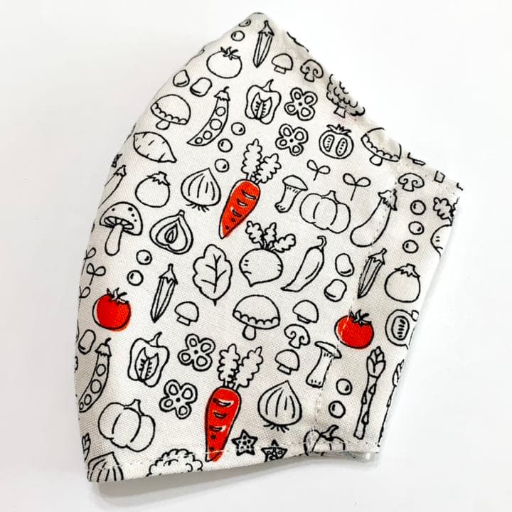 No.189 オーダーマスク　野菜　ハンドメイド　おまとめ割