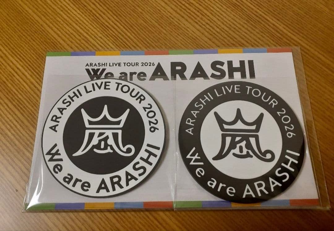 We are ARASHI LIVE ポーチ　フォンタブストラップ　コースター