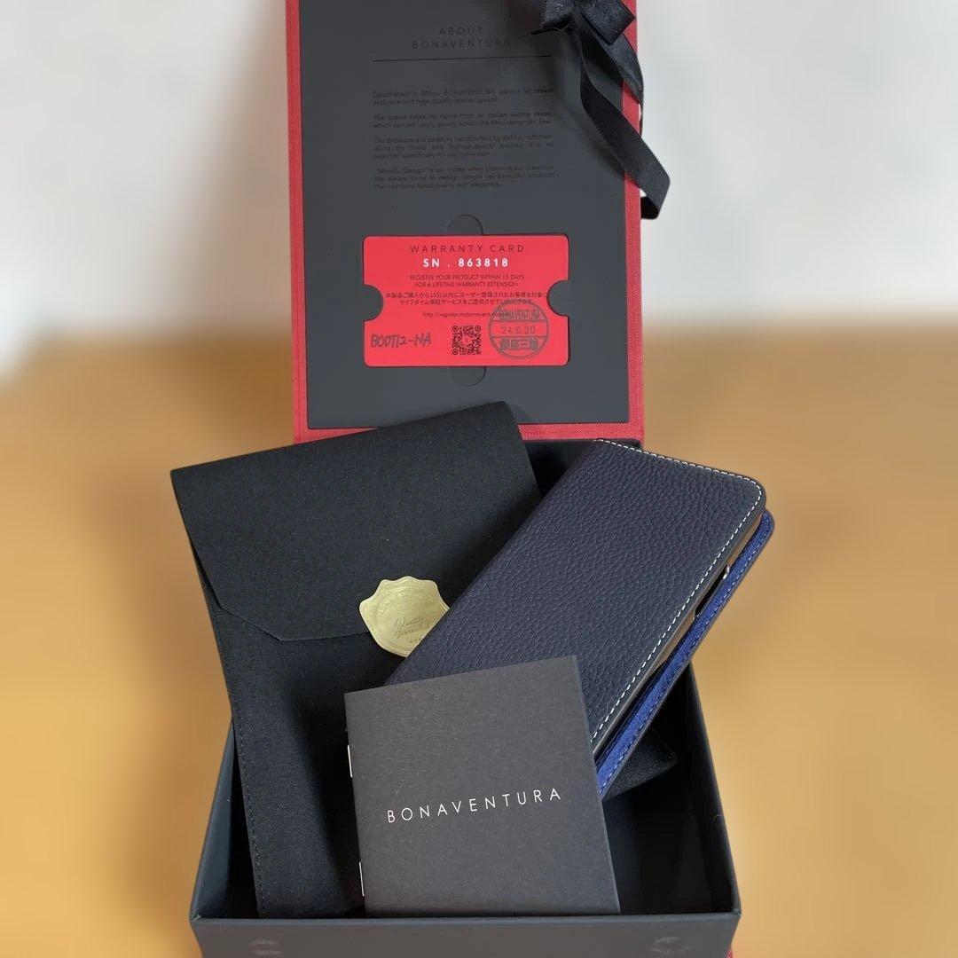 bonaventura iPhone12/12pro ネイビー