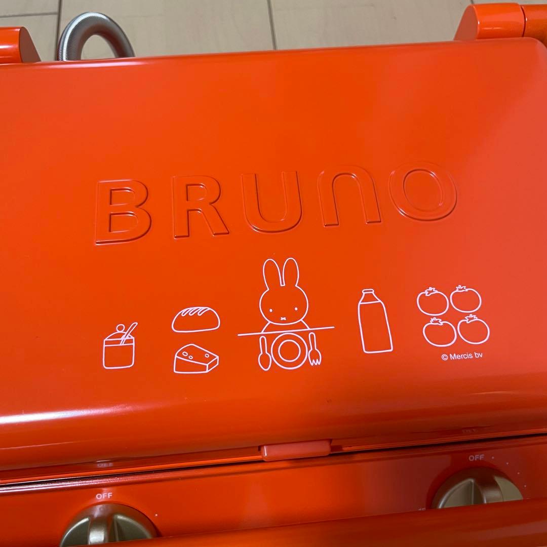 【ほぼ未使用】BRUNO グリルサンドメーカー ダブル ミッフィー