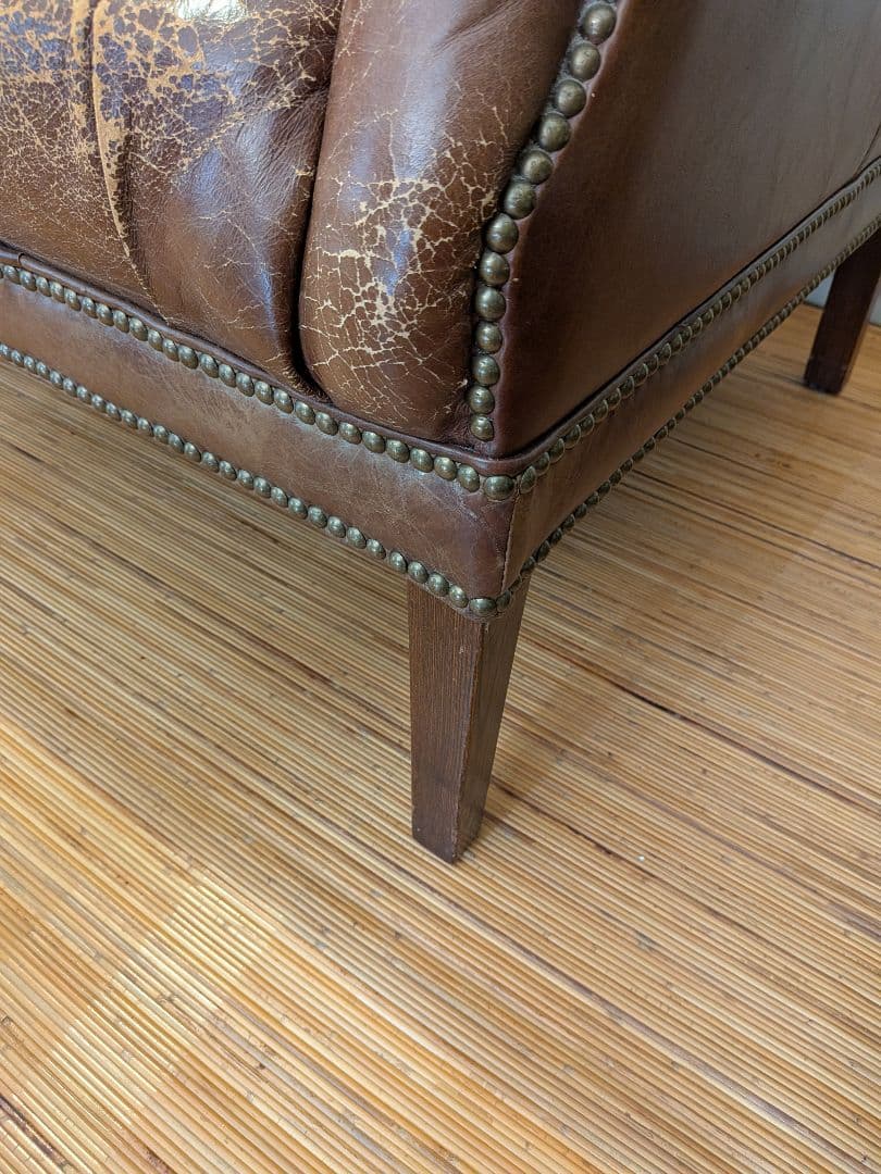 HALO イーストボーン 2Pソファ バイカータン 本革